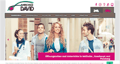 Desktop Screenshot of fahrschule-david.net